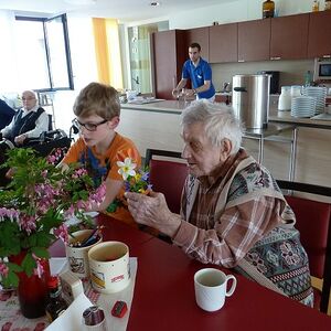 Seniorenheimbesuch