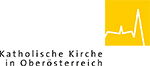 Logo-Clip Katholische Kirche in Oberösterreich mit Überfüller
