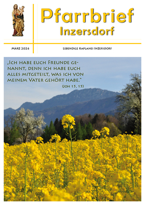 Titelblatt Pfarrbrief März 2026