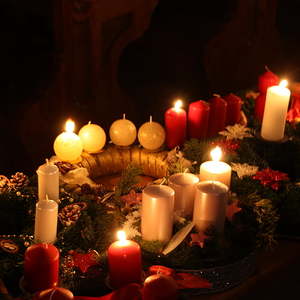 Adventkranzsegnung