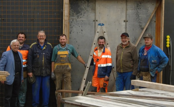 Bauarbeiten an Aussegnungshalle Traberg