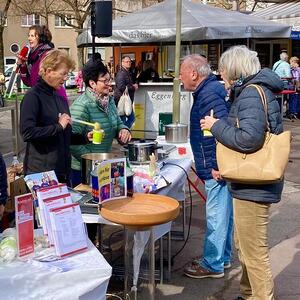 Arcimboldo - Bischofsbesuch am Südbahnhofmarkt - Sa. 25. März 2023