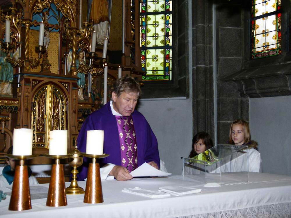 Aufnahme der Ministrantinnen