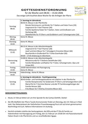 KW 6 08.02. - 15.02.2026