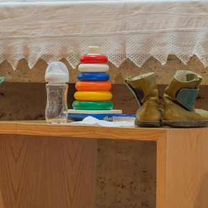 Täuflingssegnung beim Gottesdienst am 5. Februar 2023