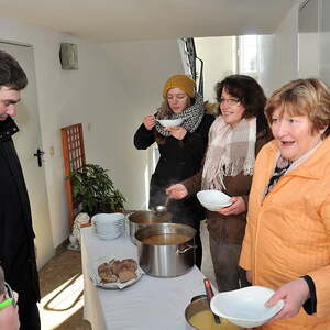 kostenlose Suppenausschank