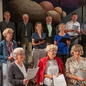 Der Kirchdorfer Kirchenchor durfte Anfang Juli nach langer Zeit wieder einen Gottesdienst musikalisch mitgesalten