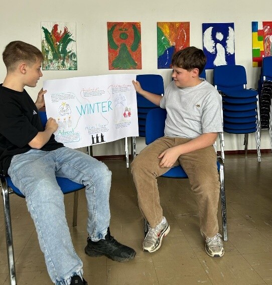 Erklärung von einem Plakat