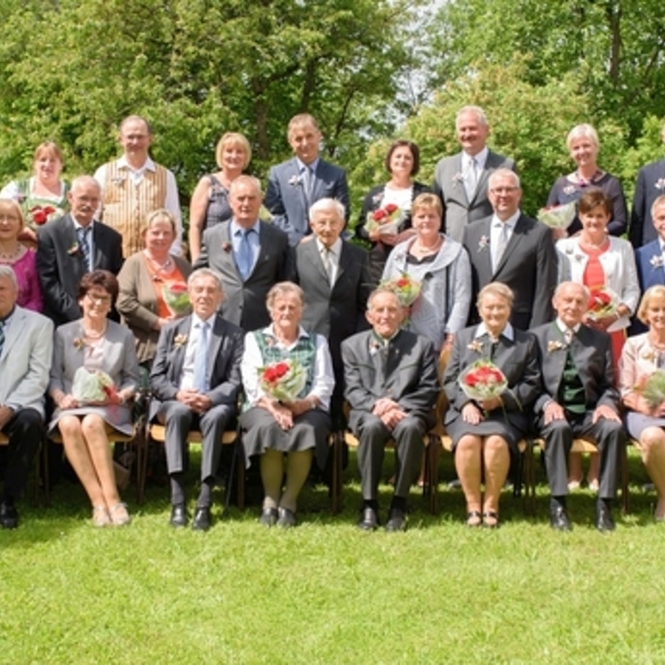 Feier der Jubelpaare, Pfarre Lasberg, 2019