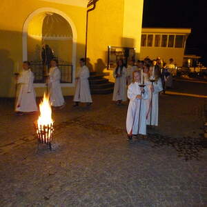 Entzündung des Osterfeuers