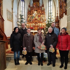 Dank für langjährige Unterstützung