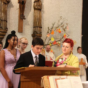 Firmung in der Pfarre St. Quitinus