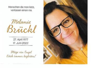 Totenbild Melanie Brückl