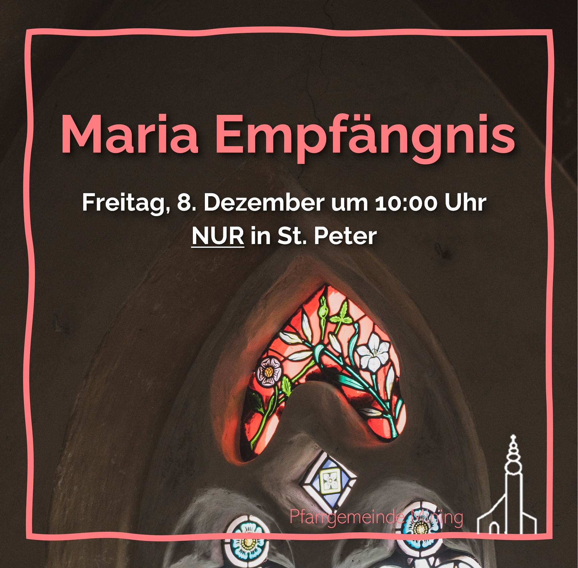 Maria Empfängnis gemeinsam mit St.Peter in St.Peter