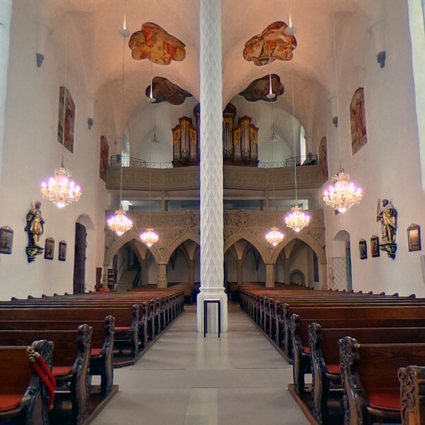 360° Ansicht der Pfarrkirche
