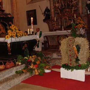 Erntedankfest Kirche Maria Schauersberg 2014