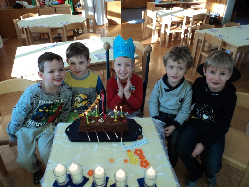 Erleben von Traditionen im Kindergarten St. Florian am Inn