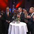 Weihnachten mit dem ORF-Friedenslicht. V. l.: Bischof Manfred Scheuer, Moderator Günther Madlberger, Landeshauptmann Thomas Stelzer und Superintendent Gerold Lehner